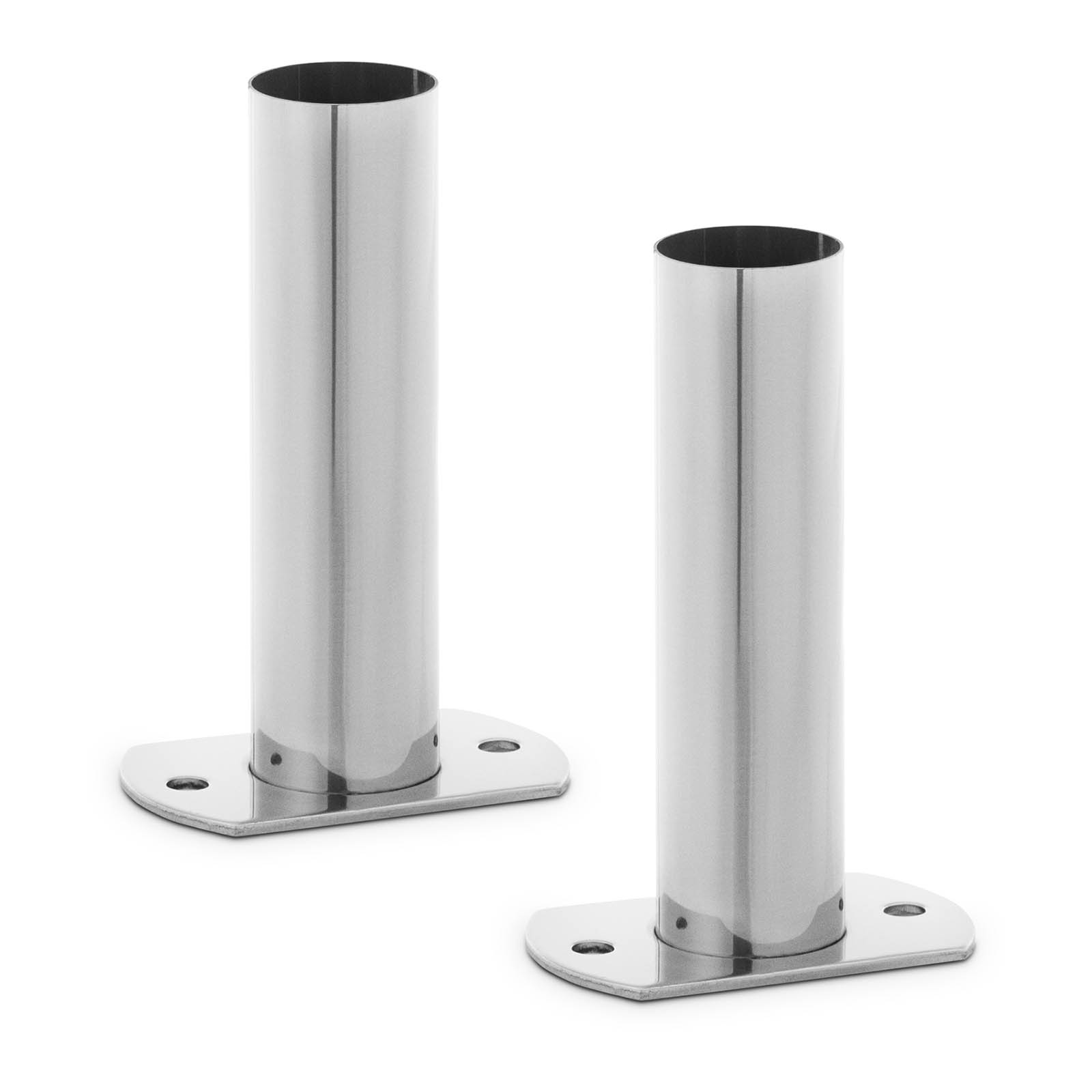 Zwembad ladder installatiekit - Roestvrij staal - 2 ladders en stukken